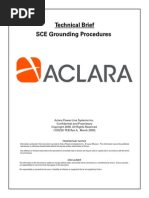 SCE Grounding Procedures Tech Brief