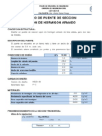 Calculo Superestructual Puente Tipo Cajon de H.A.