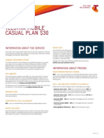 Personal Critical Information Summary Mobile Casual 30