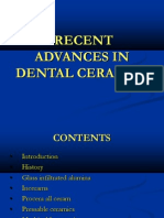 Recent Advances in Dental Ceramics