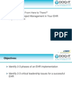 DOQ-IT University The Role of Project Management in Your EHR Implementation