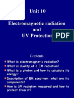 Unit 10 EM Waves and UV Protection