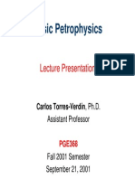 Basic Petrophysics