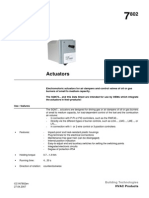 Electromotoric Actuators For Air Dampers and Control Valves of Oil or Gas Burners of Small To Medium Capacity