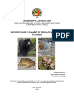 Nociones para El Manejo de La Fauna Silvestre Del Ecuador PDF