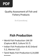 Quality Control of Fish and Fishery Products