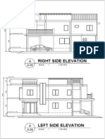 Right Side Elevation: Scale 1: 1:100 MTS