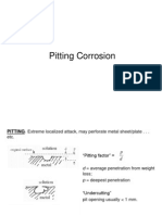 Lecture 6 - Pitting Corrosion