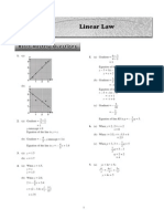 13 Linear Law: 1. (A) 5. (A) Gradient 6 - 3