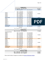 NUS Academic Calendar AY 14/15