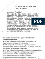 Ley Marco Del Empleo Público