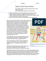 Chemistry Nuclear Power Debate Draft 2