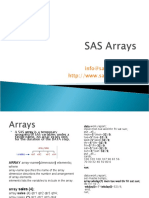 SAS Slides 6: Arrays