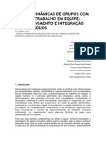 Jogos e Dinâmicas de Grupos Com Foco No Trabalho em Equipe