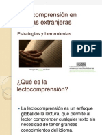 Lectocomprensión en Lenguas Extranjeras