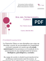 Rol Del Nutricionista Clínico