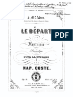 Fantaisie Dramatique (Le Depart) - Napoleon Coste