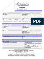 AA Claim Form