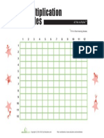 Times Table Grid 5