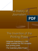 History of Journalism PDF