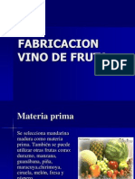 Producción de Vino de Frutas