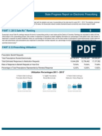 Massachusetts 2013 Progress Report On E-Prescribing