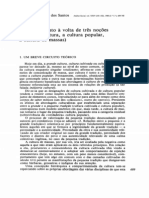 Questionamento À Volta de Três Noções-A Grande Cultura, A Cultura Popular, A Cultura de Massas