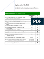 Rig Inspection Checklists