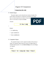 Degree of Comparison Group 1