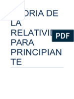 Teoria de La Relatividad para Principiantes