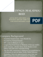 KFC Holdings (Malaysia) BHD