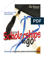 Scholarships For Secondary and Tertiary Students 2014 Published by The Gleaner Compnay