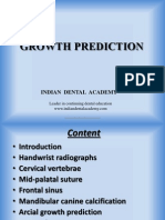 Growth Predictions / Orthodontic Courses by Indian Dental Academy