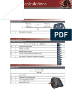 Belt Speed in M/sec (V) Elevator Calculations