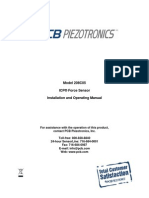 Model 208C05 ICP® Force Sensor Installation and Operating Manual