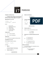 Progresión Aritmética, Geométrica