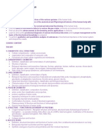 Medical Biochemistry Syllabus