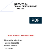 Drugs Acting On Genitourinary System of Animals