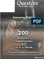 200 Questões de Processo Administrativo