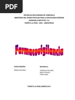 Informe Farmacovigilancia