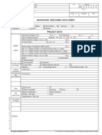 Navigation Aids Panel Data Sheet: Company Job. Country Revision