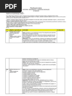 Planificación Diaria Historia Geografia 2º Basico