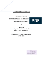 Botany - Hons. & Genl. - Revised Syllabus W.E.F 2009-2010 PDF