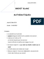 Un Brevet Blanc Pour S'entrainer - Geombre - Collège Henri Barbusse - Buis Les Baronnies