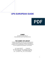 Ups European Guide - Cemep