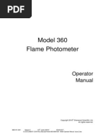 SherwoodScientific Flame-Photometers M360 Manual