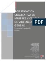 Investigación Cualitativa en Mujeres Víctimas de Violencia de Género