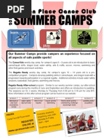 CPCC 2014 Camp Flyer