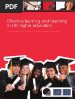 Effective Learning and Teaching in UK Higher Education