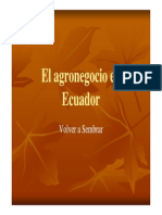 El Agronegocio en Ecuador